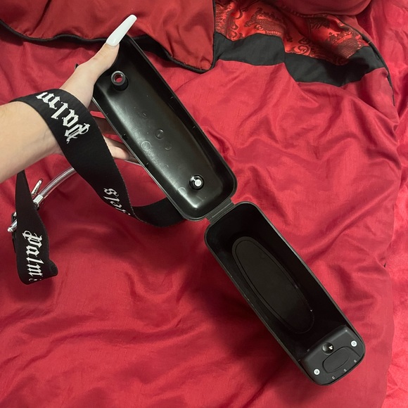 Palm Angels Black Lock Bag Purse - Picture 4 of 4